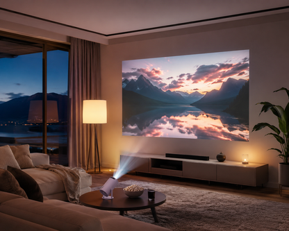 Cinelya CineGo – Mini Vidéoprojecteur Portable Android TV